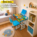 🔥Kids Adjustable Study Desk & Chair Set with Rechargeable LED Lamp